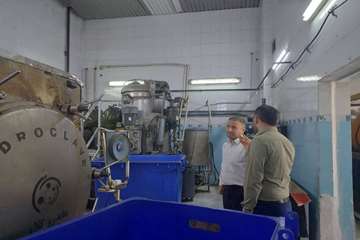 بازدید کارشناسان بهداشت حرفه‌ای از بیمارستان پورسینا